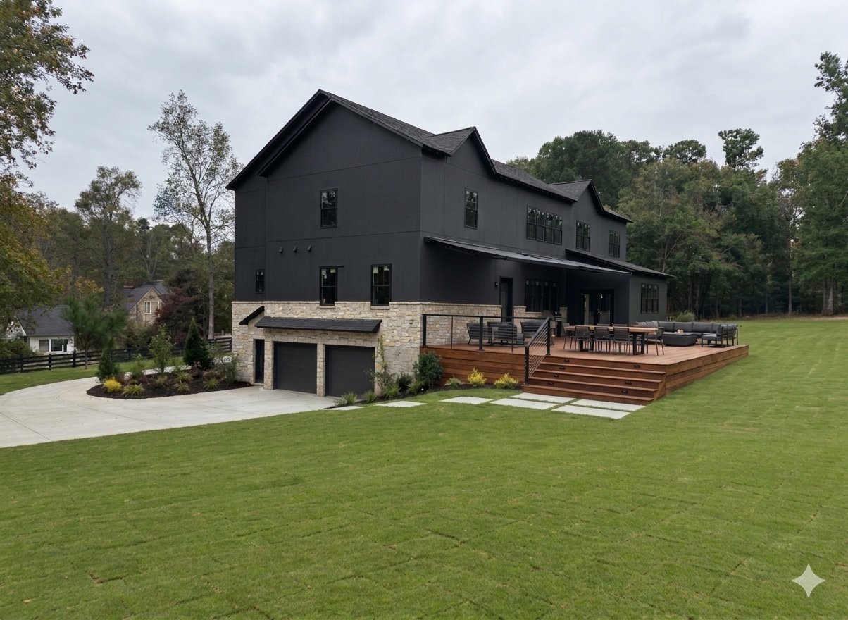 Exterior Rear with Deck